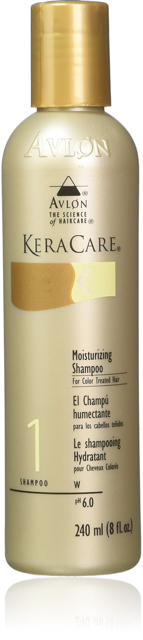 Avlon KeraCare front bottle view showing label and color-protecting benefits