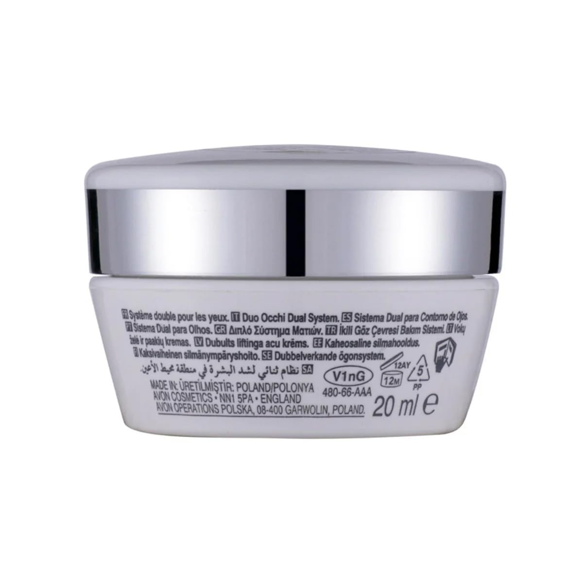 AVON ANEW being applied by woman showing gentle application and refreshed look