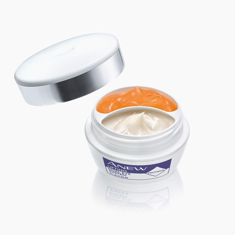 AVON Anew Clinical Pro Eye Lift cream texture close-up for smooth application