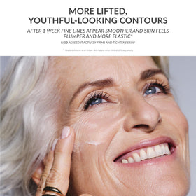 AVON Anew Platinum cream being applied to hand demonstrating quick absorption