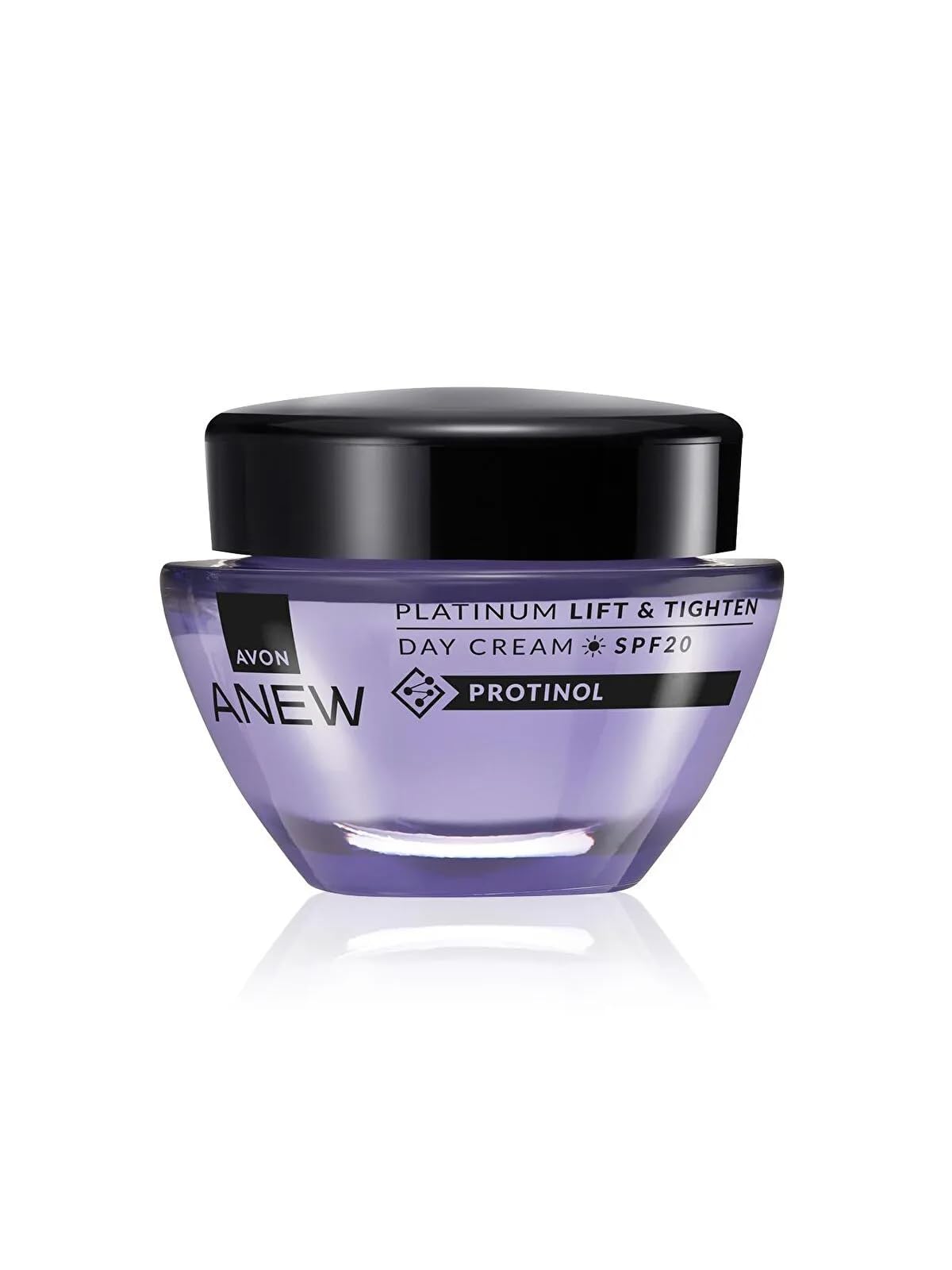AVON SKIN SO SOFT night cream jar open showing rich formula that nourishes overnight