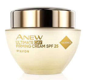 AVON Anew Ultimate day cream front jar showing 50 ml packaging and SPF benefit