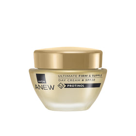 AVON Anew jar front view showing product and brand, highlights firming day cream