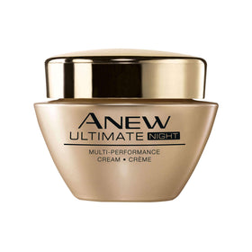 AVON jar front view showing packaging and formula benefit of overnight hydration