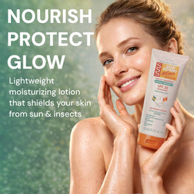 AVON application on forearm demonstrating even, easy coverage benefit
