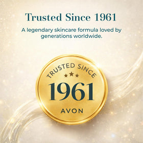 Avon Skin So Soft in a bathroom routine setting conveying everyday luxury