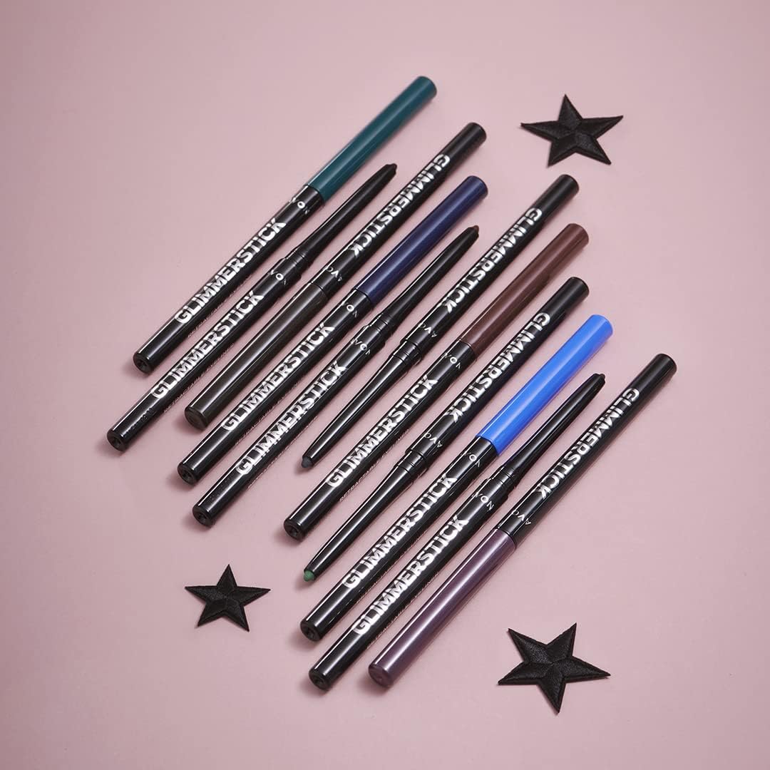 AVON Glimmerstick next to ruler showing compact travel-friendly size benefit