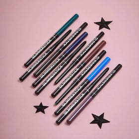 AVON Glimmerstick next to ruler showing compact travel-friendly size benefit