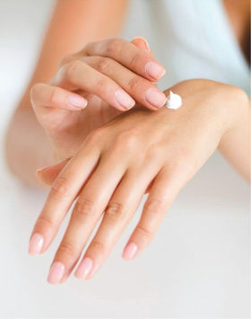 AVON cream applied before sleep to repair and hydrate hands overnight