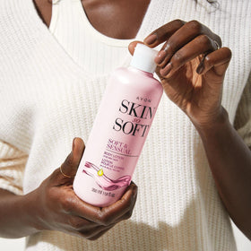 AVON applied to forearm in lifestyle scene, demonstrates smooth hydrated skin