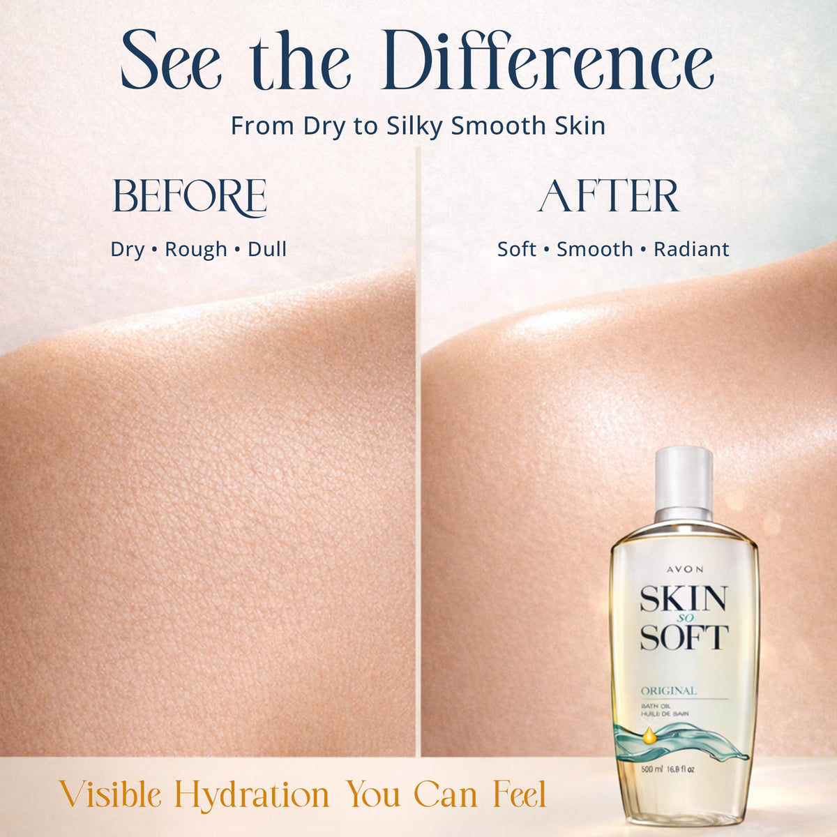AVON bottle cap and sealed top, ensures product freshness and safety