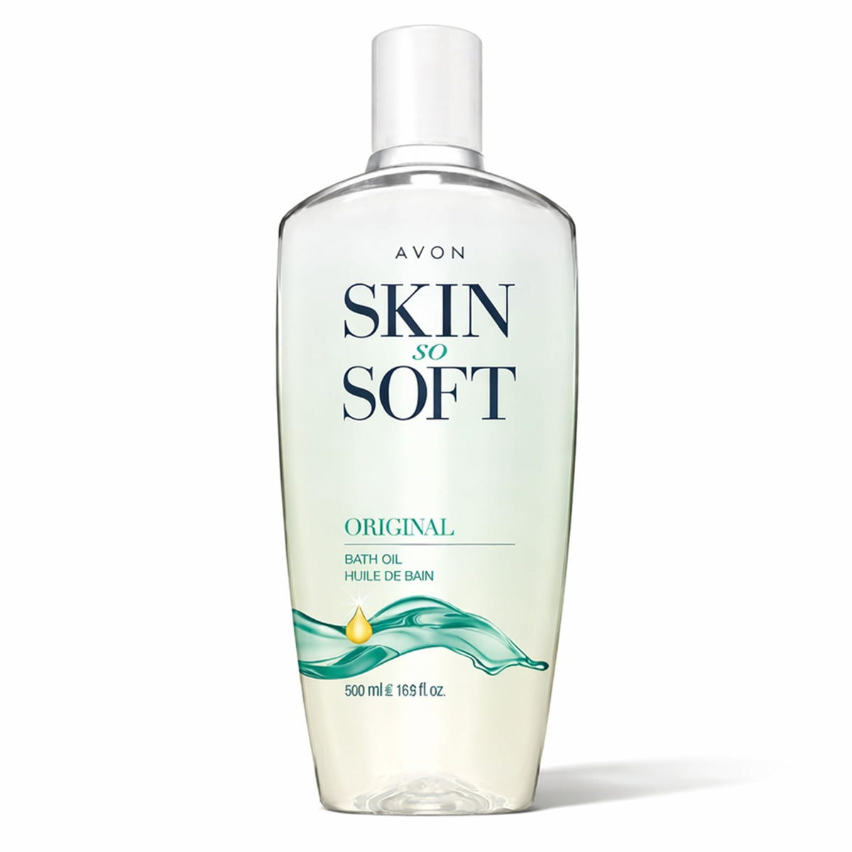 AVON front packaging showing bottle and label, communicates trusted hydration