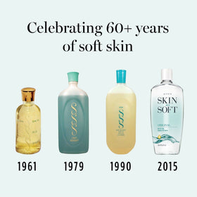 AVON label and ingredients view showing jojoba-focused hydration benefit