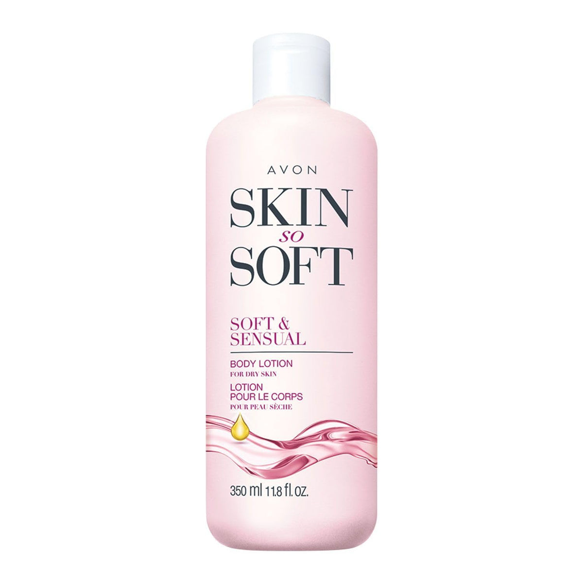 AVON front packaging showing bottle and jasmine scent, highlights easy application