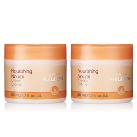 AVON front jar view showing product and branding with clear benefit
