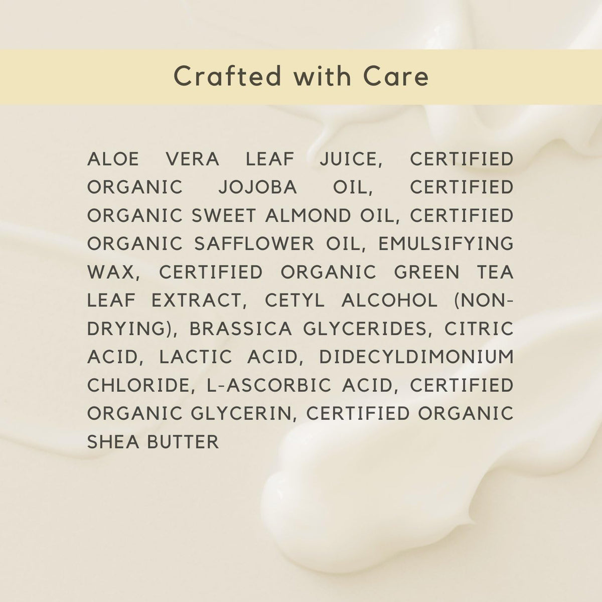 Awake Human label close-up showing organic and cruelty-free seals