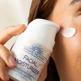 Awake Human moisturizer pump action dispensing precise amount for hygiene
