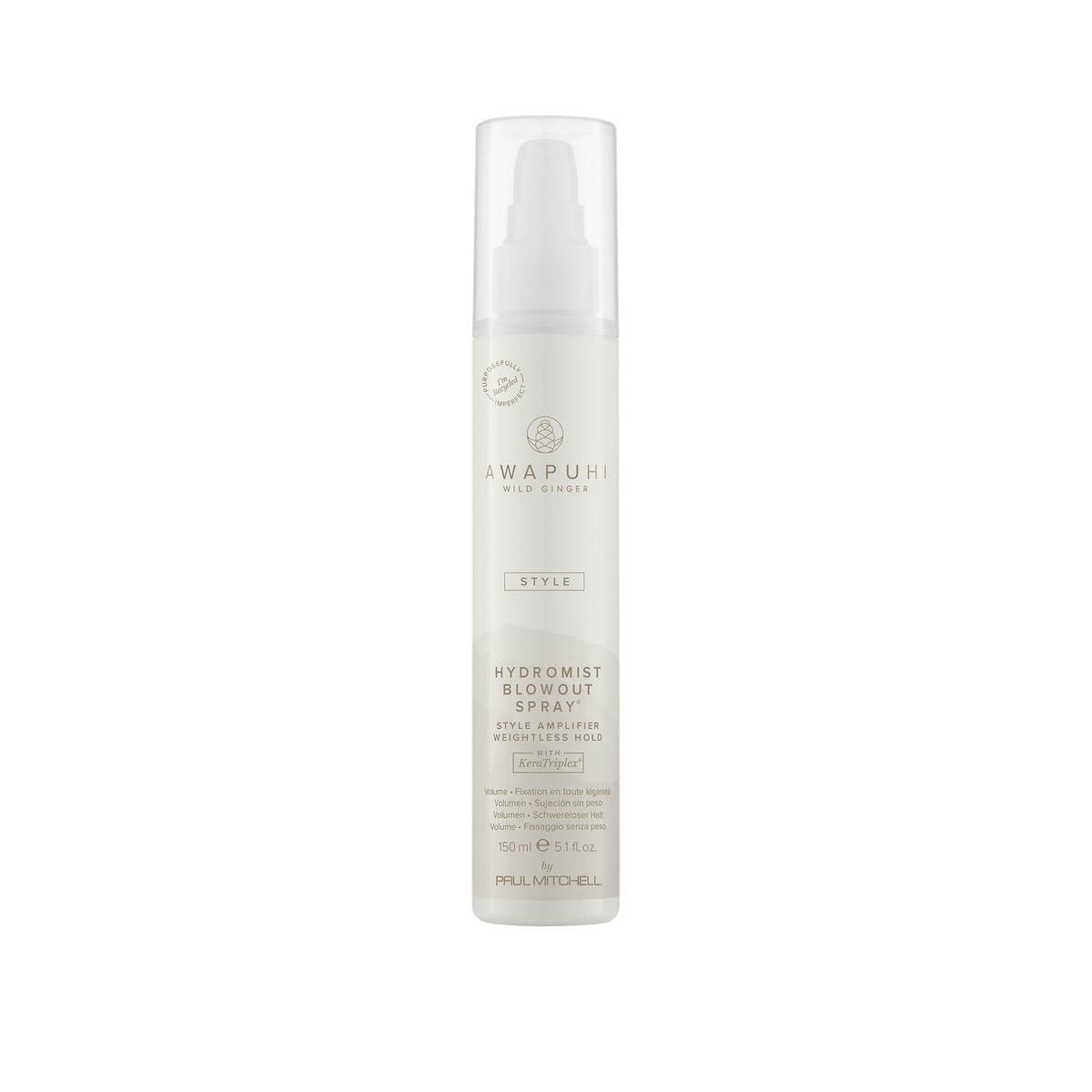 Paul Mitchell Awapuhi Wild Ginger bottle front view showing branding and label benefit