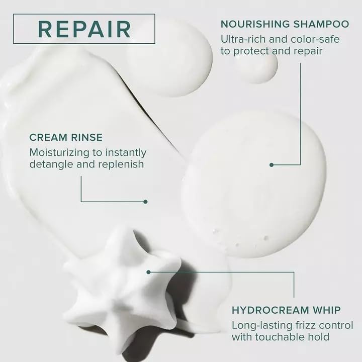 Applying Awapuhi Wild Ginger mousse to palm for even, touchable styling