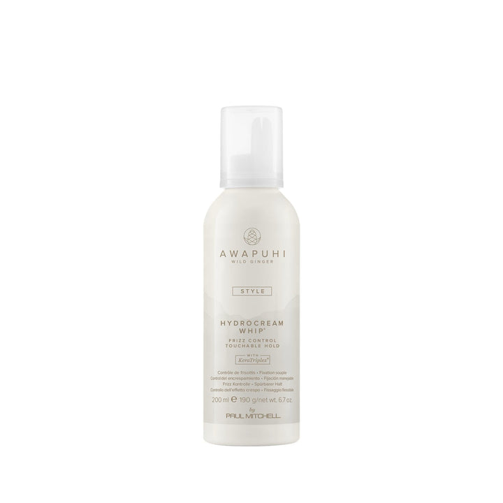 Awapuhi Wild Ginger mousse front packaging showing product and size benefit