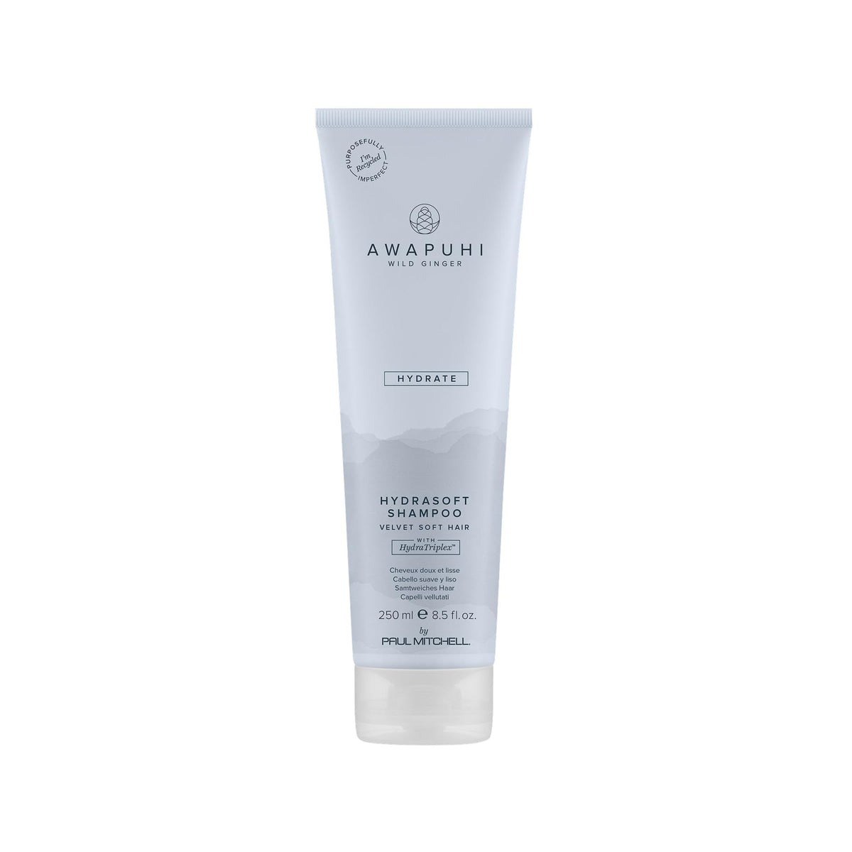 Awapuhi Wild Ginger front bottle showing label and hydration benefit