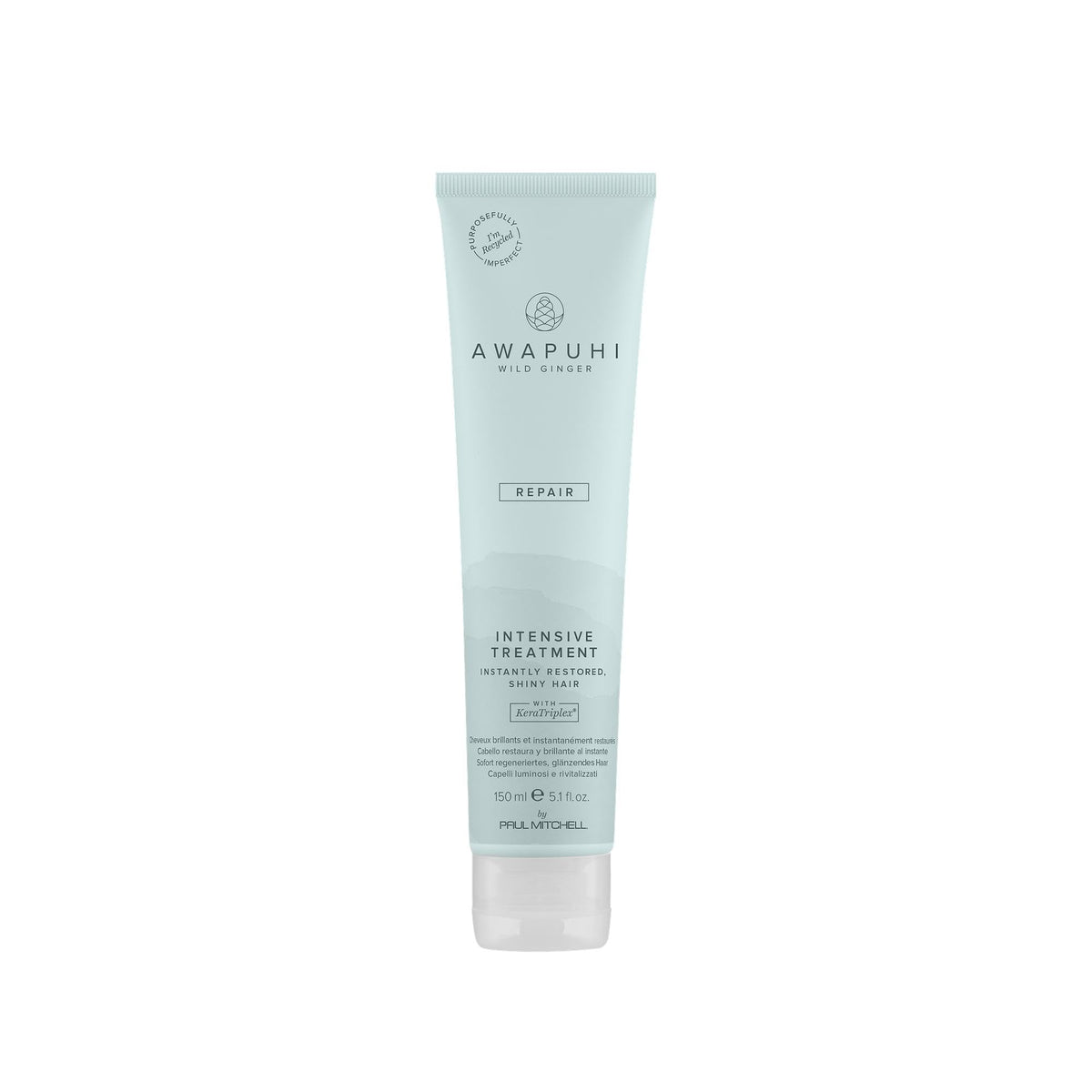 Awapuhi Wild Ginger front bottle showing label and volume, highlights professional repair