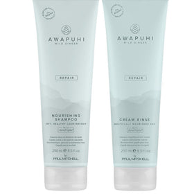 Awapuhi Wild Ginger gift set front packaging showing bottles and premium design benefit: gifting elegance