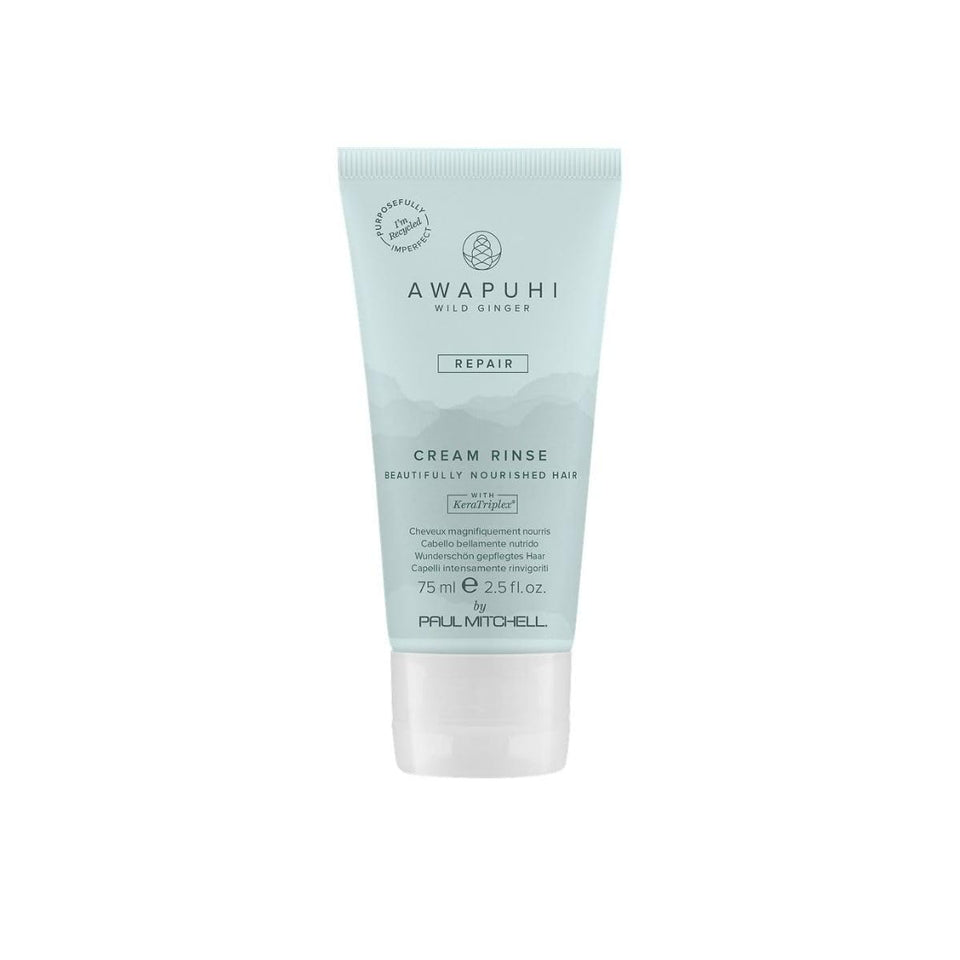 Awapuhi Wild Ginger front packaging showing bottle and brand for travel-friendly conditioning