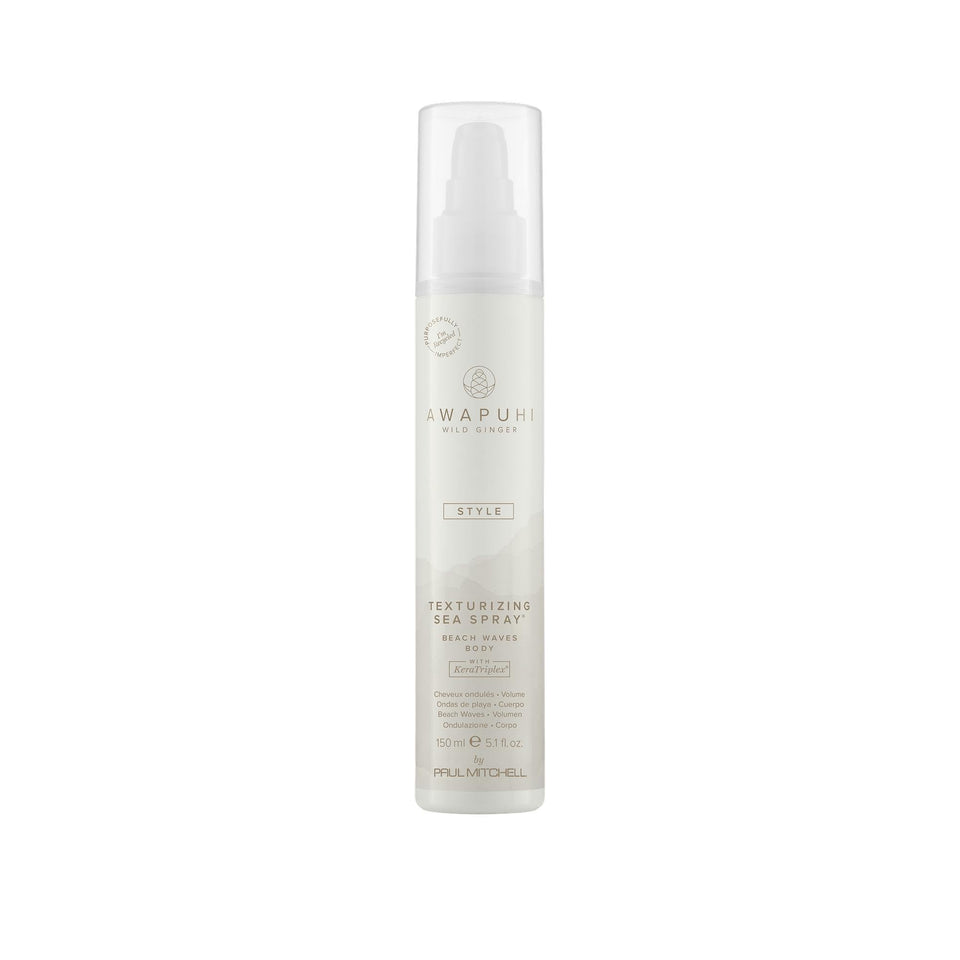 Awapuhi Wild Ginger front bottle view shows product and benefits