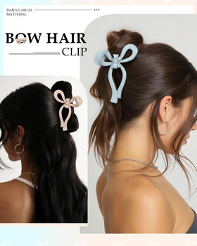AWAYTR clip styling a half-up look for quick polished appearance