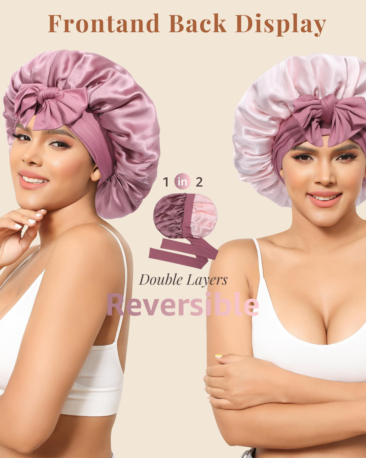 AWAYTR close-up of 19-momme silk weave highlighting smooth protective texture