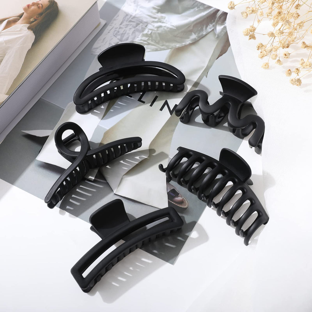 AWAYTR clip on bathroom counter ready for quick styling and convenience