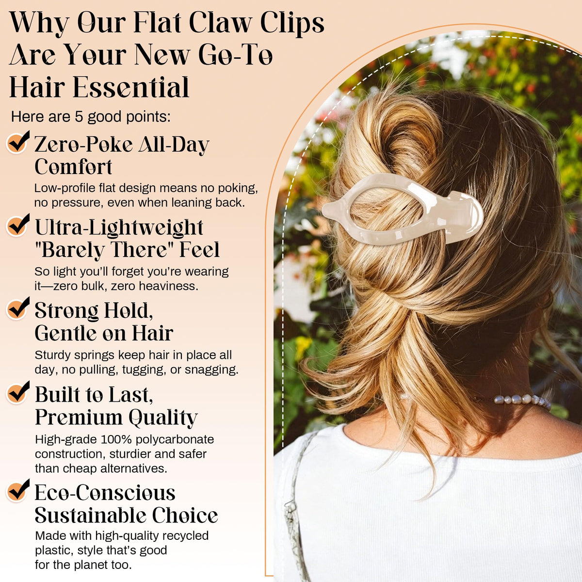 AWAYTR side profile of flat design providing comfortable all-day wear