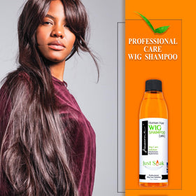 Awesome shampoo texture pouring to show lightweight cleansing and slip