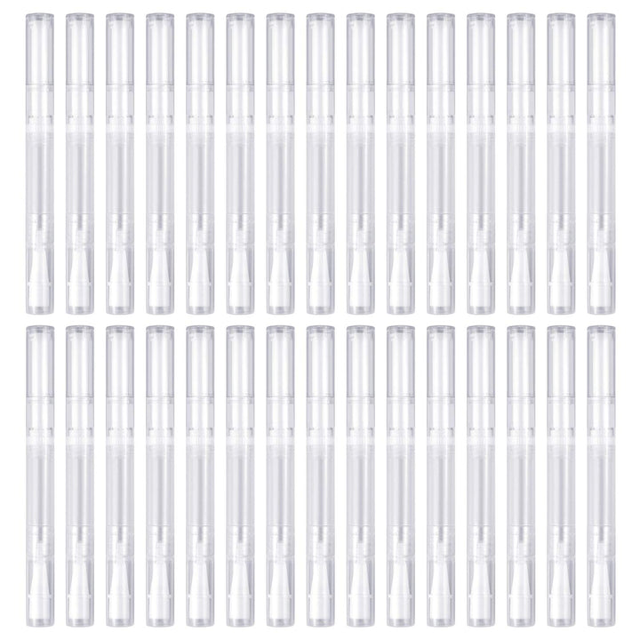 Awpeye front view of 30-pack transparent twist pens showing quantity and packaging benefit