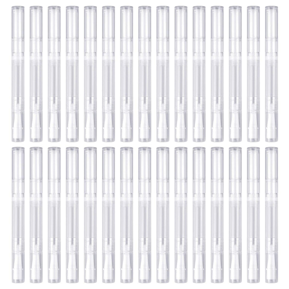 Awpeye front view of 30-pack transparent twist pens showing quantity and packaging benefit