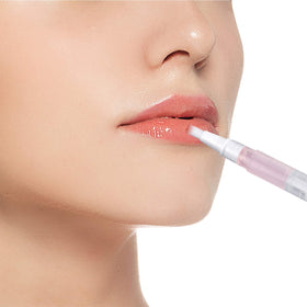 Awpeye pen inside a cosmetic bag illustrating leak-resistant portability benefit