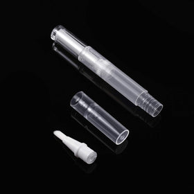 Awpeye pens next to a ruler showing 3ml capacity for compact travel storage
