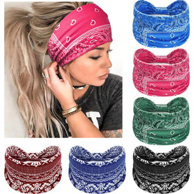 Awumbuk front view rose red headband showing design and fit