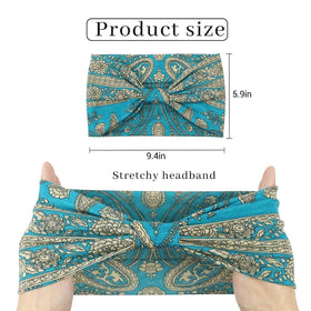 Awumbuk headband worn during yoga showing sweat control and focus