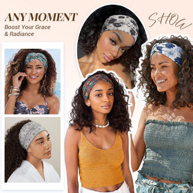 Awumbuk on braided hair protecting style and offering comfortable coverage