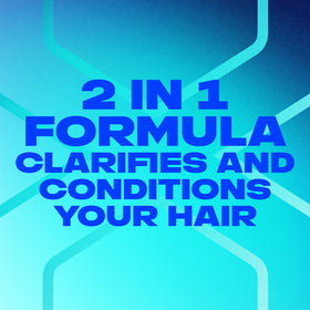 AXE before and after hair comparison showing cleaner, more manageable hair