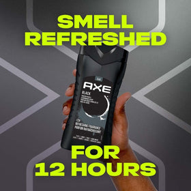 AXE Black close-up foam texture showing rich lather benefit