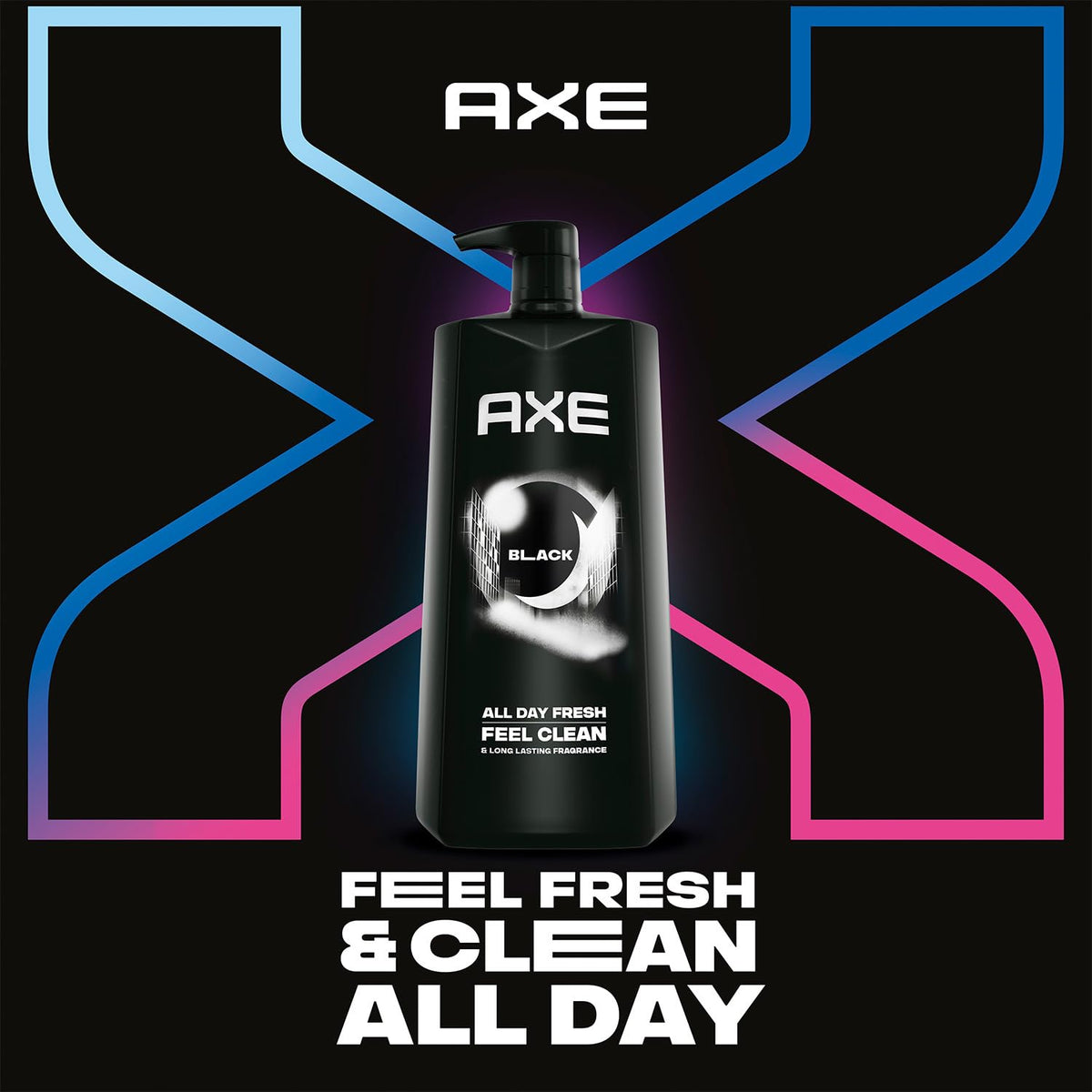 AXE Black rich lather texture on hand showing effective cleansing and moisturized feel