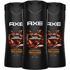 AXE Dark Temptation front packaging showing bottles and label, appealing gift look