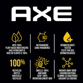 AXE Dark Temptation ingredient-inspired props showing chocolate notes and warm scent benefit