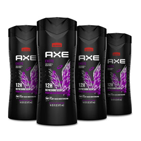 AXE bottle front packaging showing crisp coconut and black pepper scent benefit