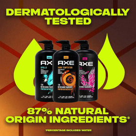 AXE lifestyle morning routine in bathroom showing time-saving benefit