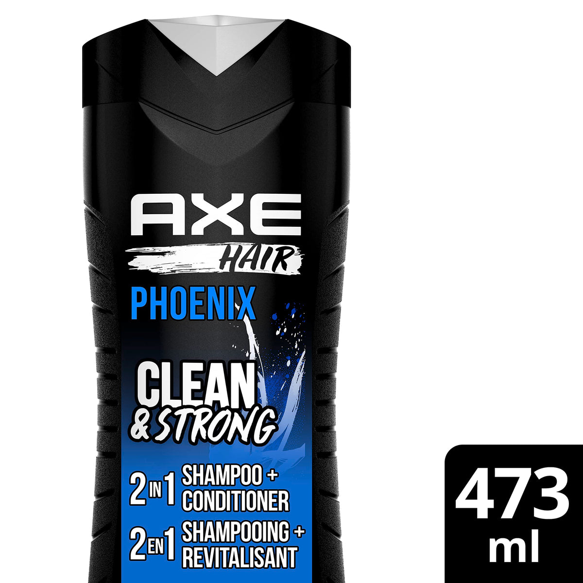 AXE Phoenix back label close-up displaying ingredients and usage directions clearly
