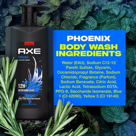 AXE Phoenix lifestyle bathroom shelf arrangement suggesting daily convenience